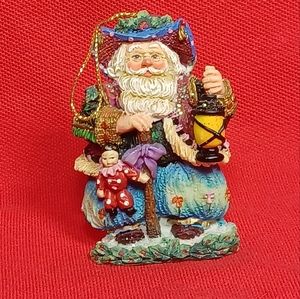 Vintage Santa Claus CRINKLE CLAUS Ornament MADRID CRINKLE